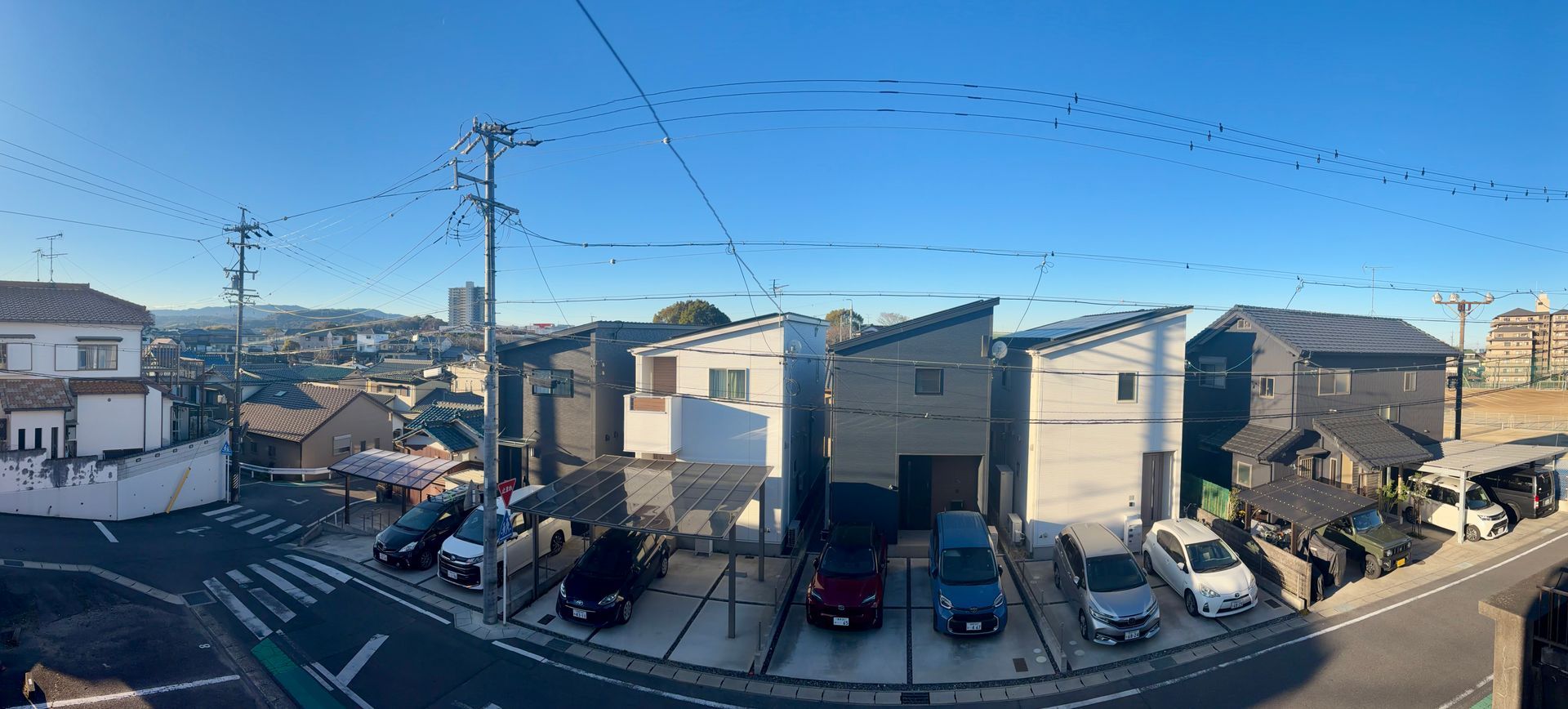 view from student appartement in Okazaki
