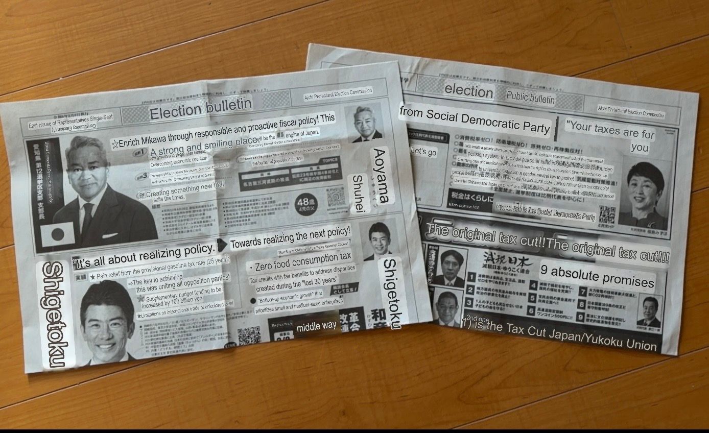 election newspaper translated into english