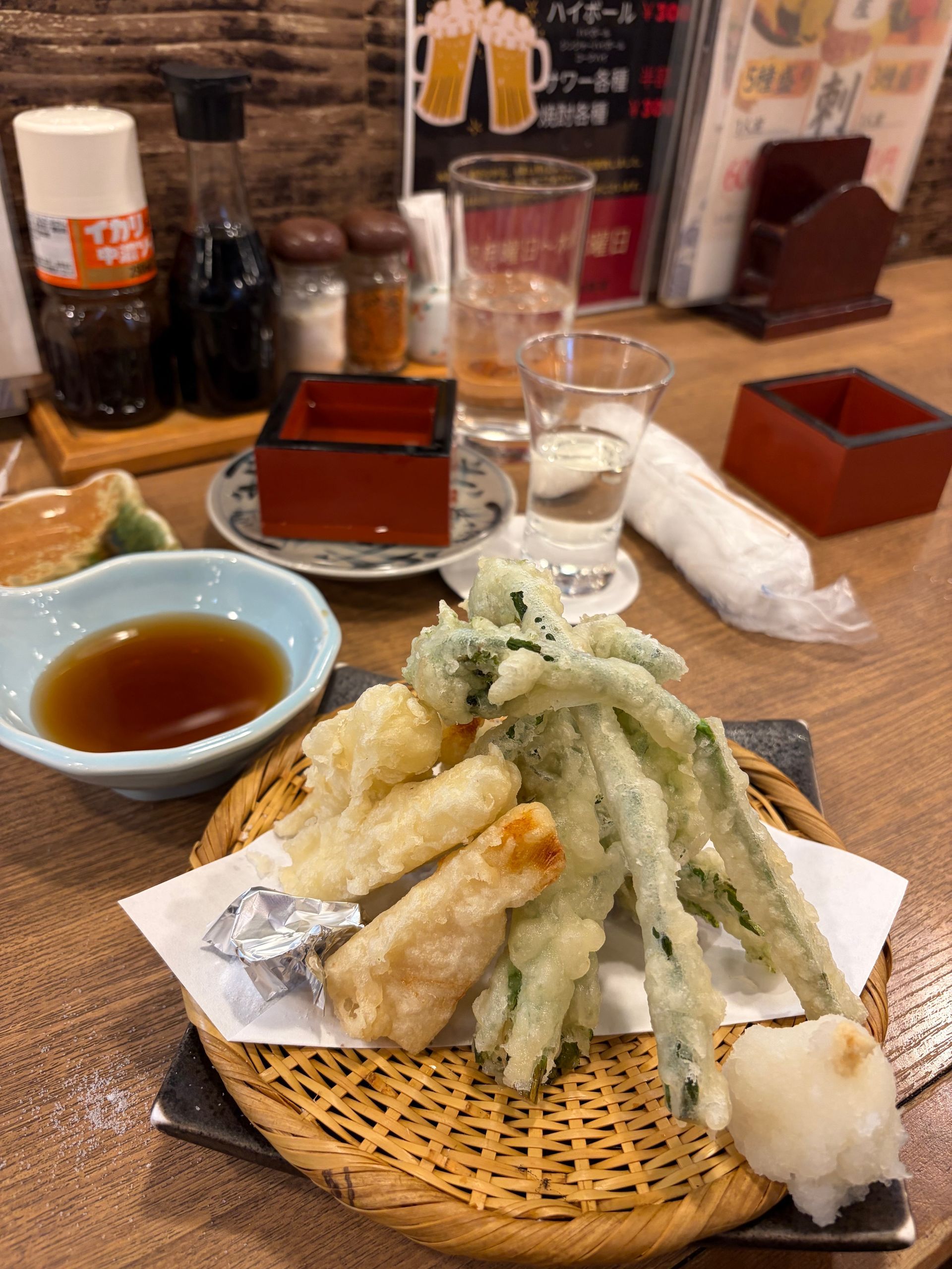 meal in izakaya