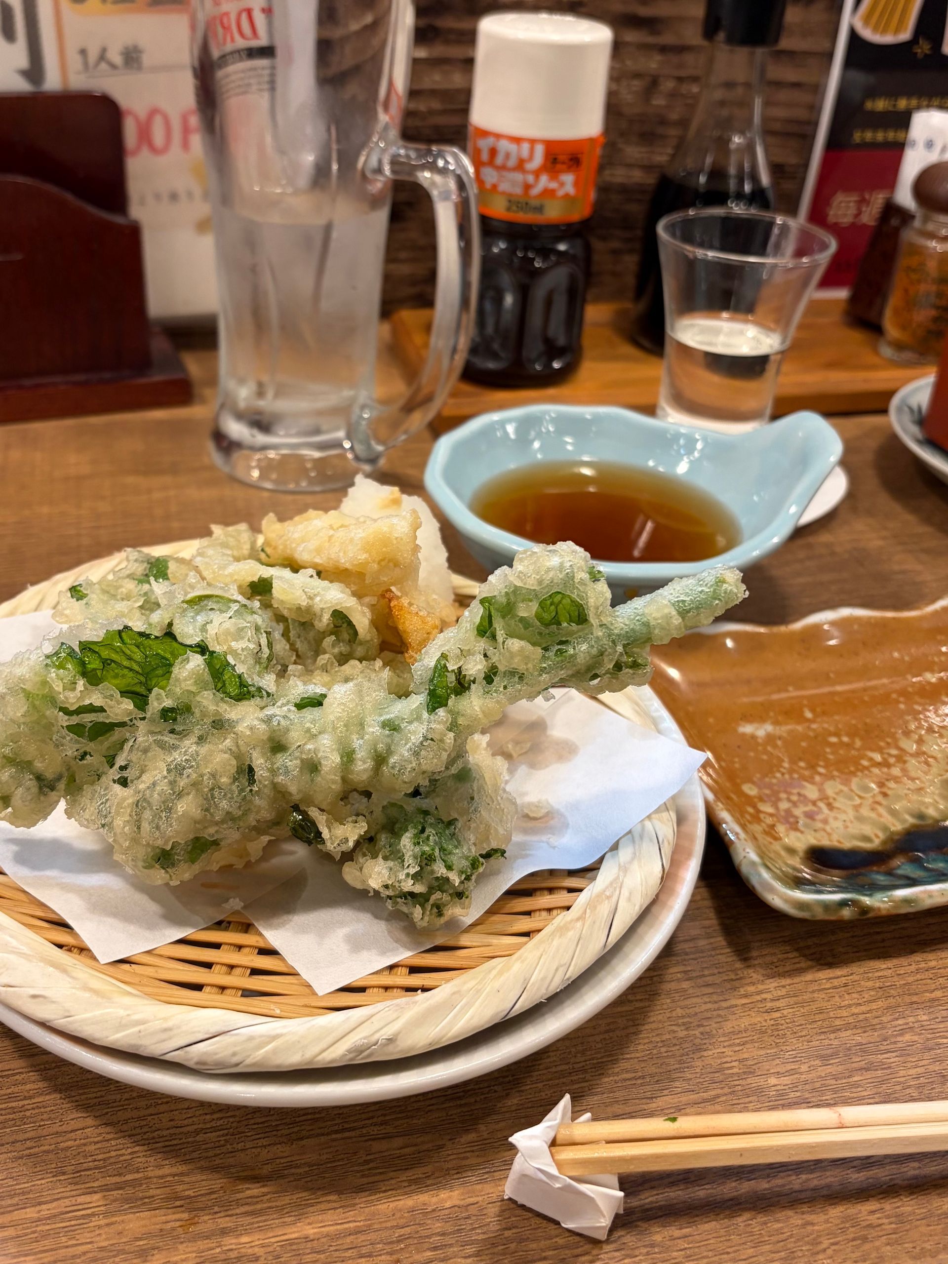 berggroenten tempura