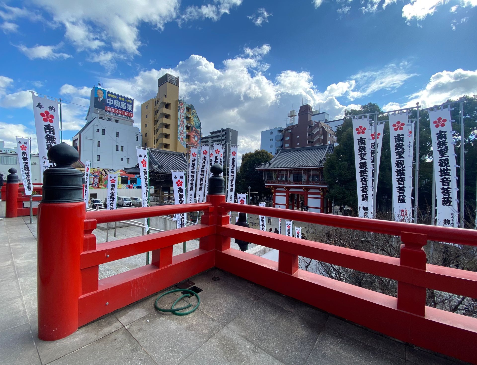 Aso Kannon tempel in Nagoya, takoyaki, Takeshimaya Nagoya