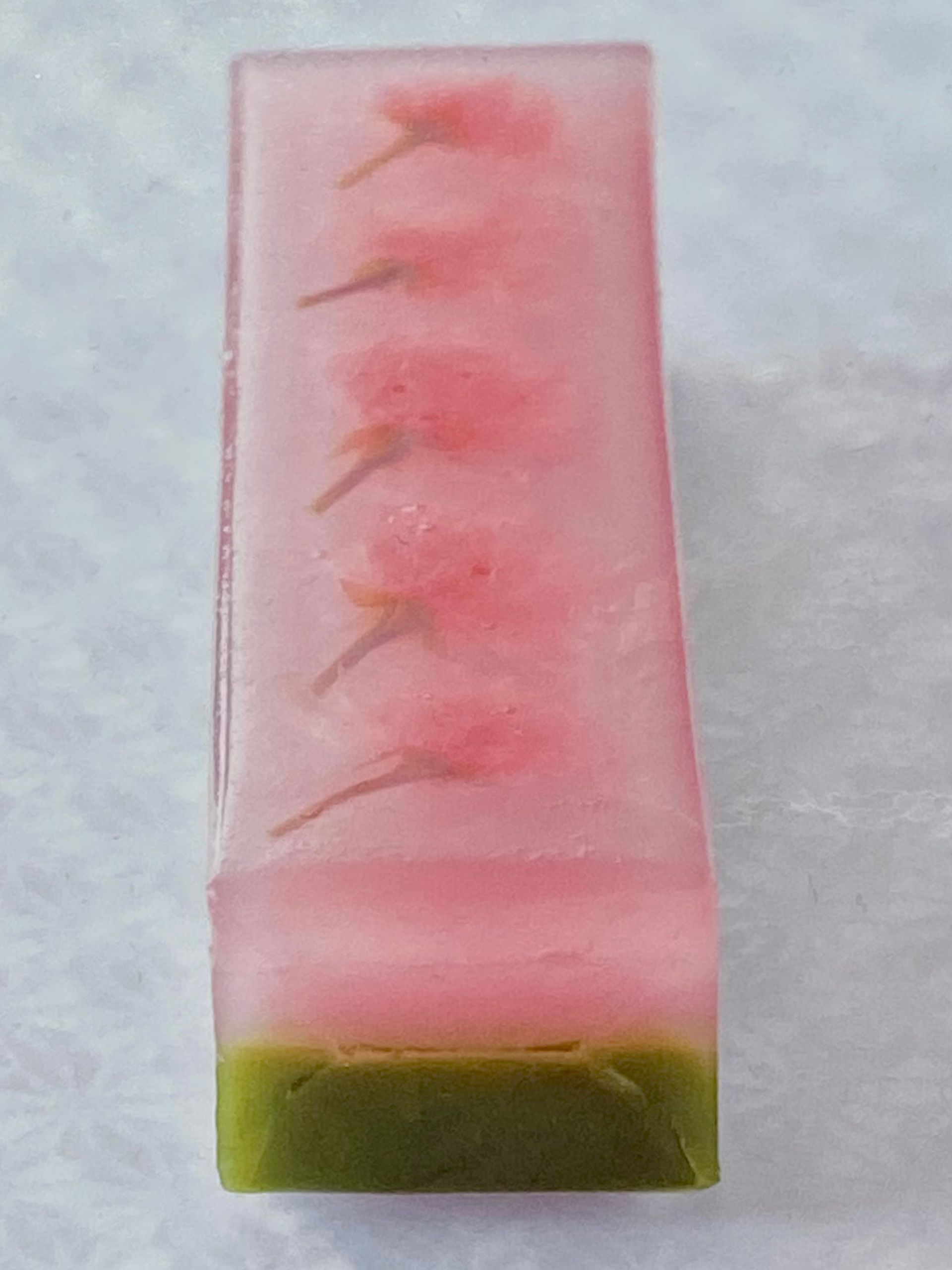 sakura jelly matcha yokan