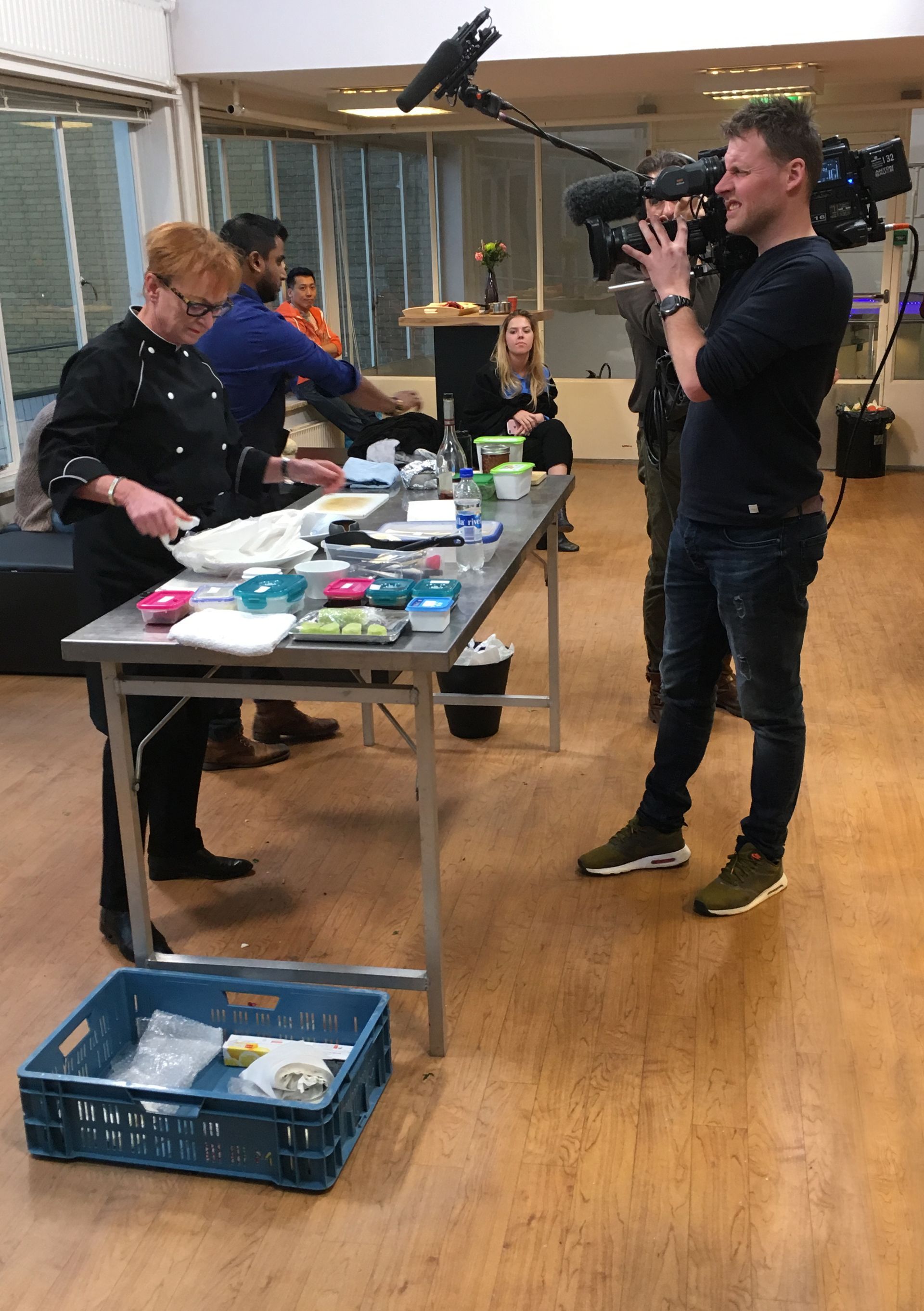 Televisie opnames Topchef Academy Jeannette Stakenburg