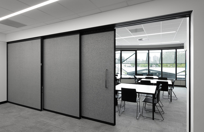 A Grey Sliding Door— Roll Edge In Manunda, QLD