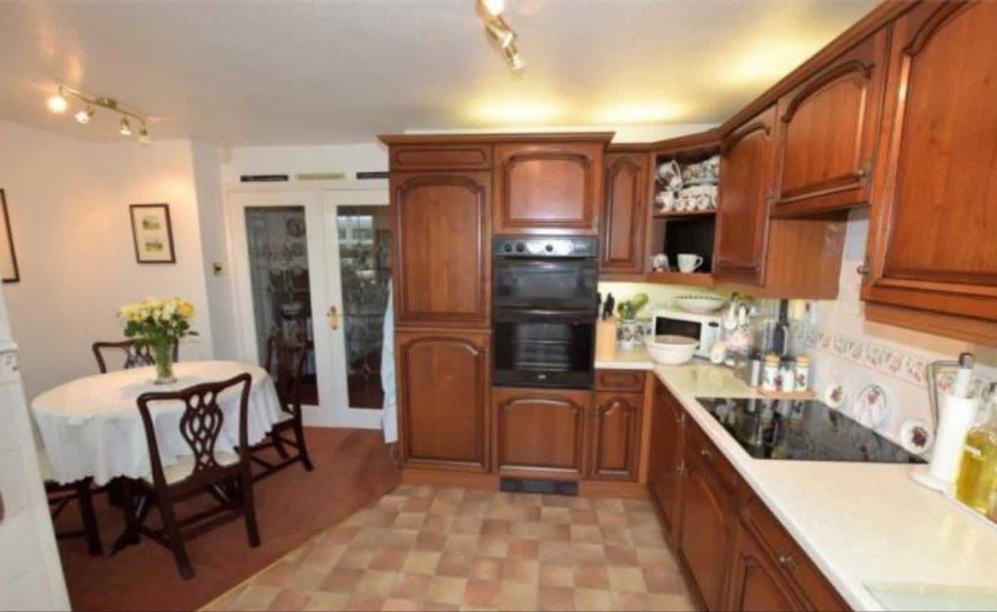 Derbyshire Joinery Specialists before ripping out the old kitchen in Ripley