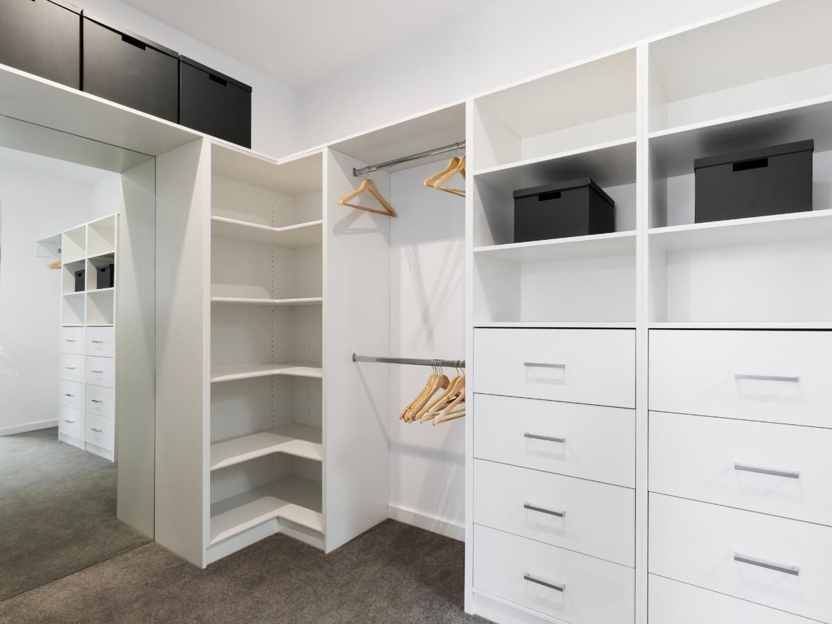 Derbyshire Joiner Specialists fitting made to measure bedroom storage