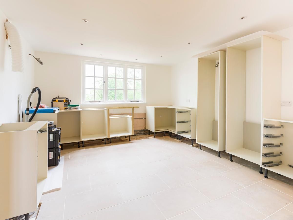 Derbyshire Joinery Specialists fitting a new kitchen in Derby