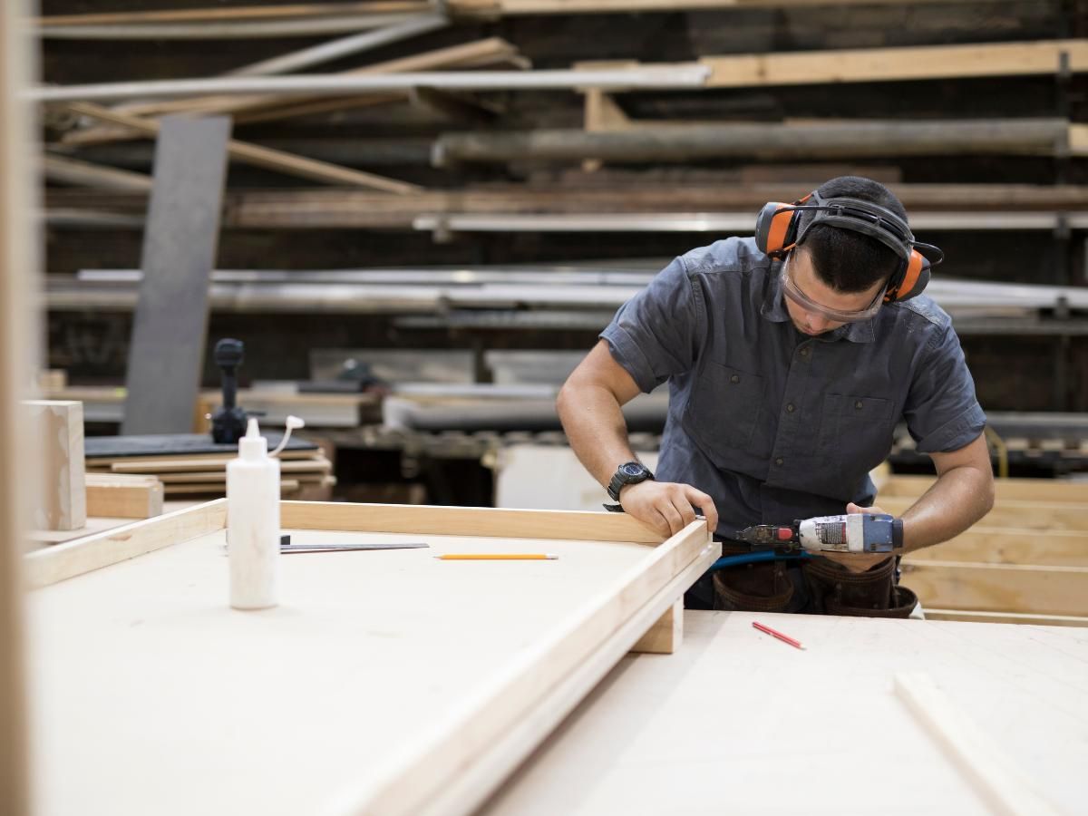 Derbyshire Joinery Specialists Building a door frame