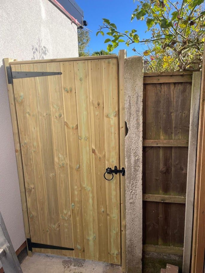 Derbyshire Joinery Specialists wooden side gate in Derby