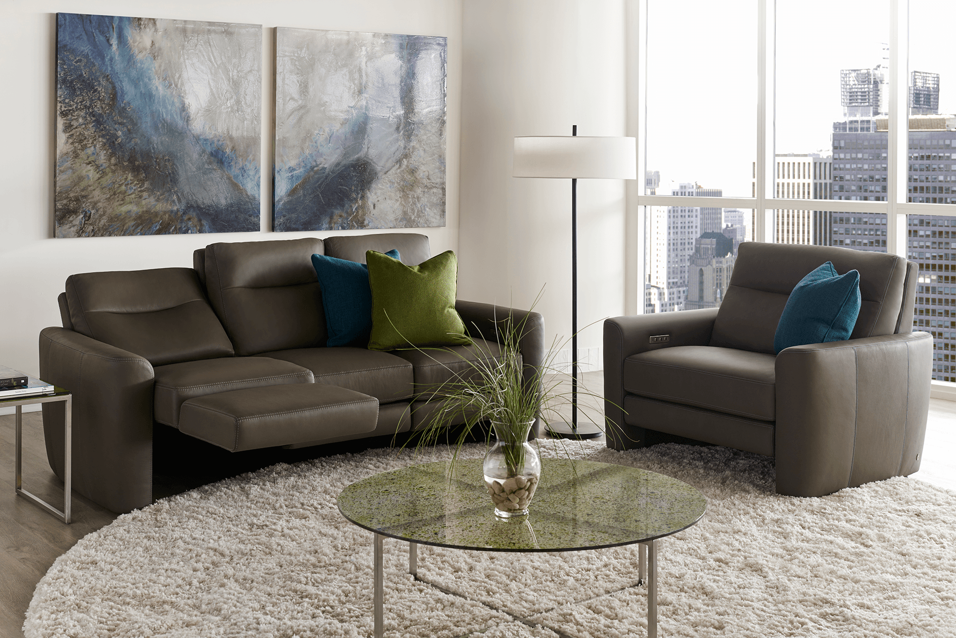 modern urban living room