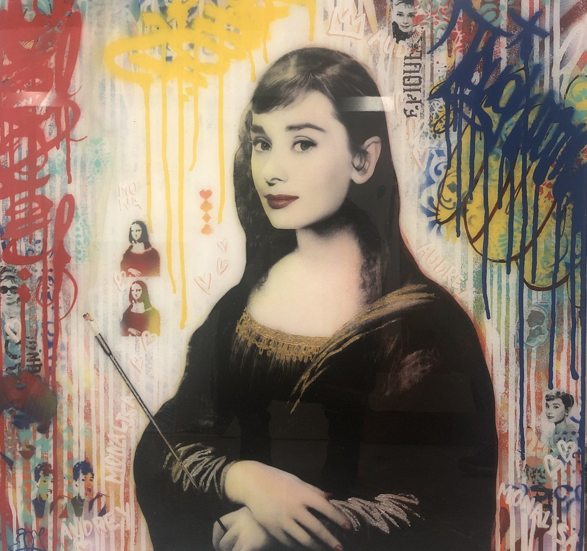 Audrey as Mona Lisa 24x24