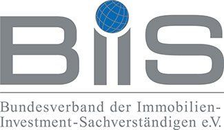 Das bis-Logo ist ein grau-blaues Logo mit einem blauen Globus in der Mitte.