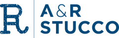 A logo for a company called a & r stucco