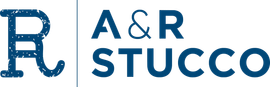 A logo for a company called a & r stucco