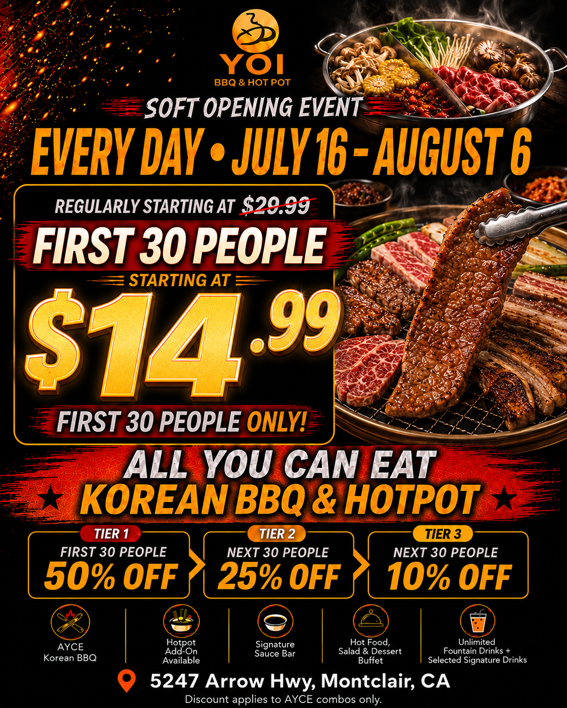 YOI BBQ & HOTPOT PROMOTIONS AND DEALS