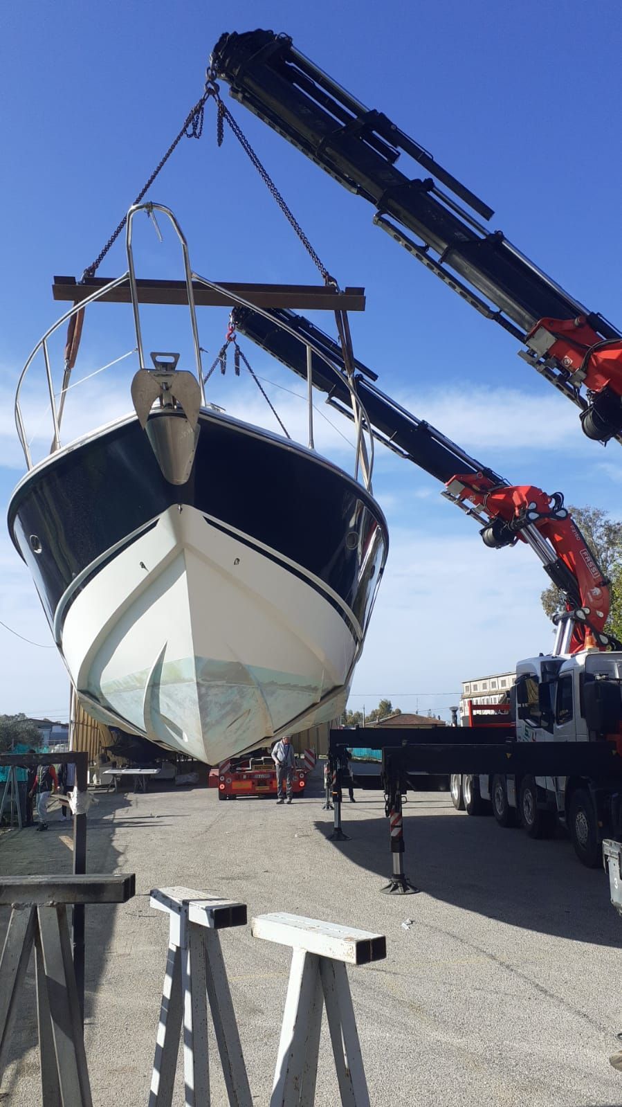 Sollevamento imbarcazioni