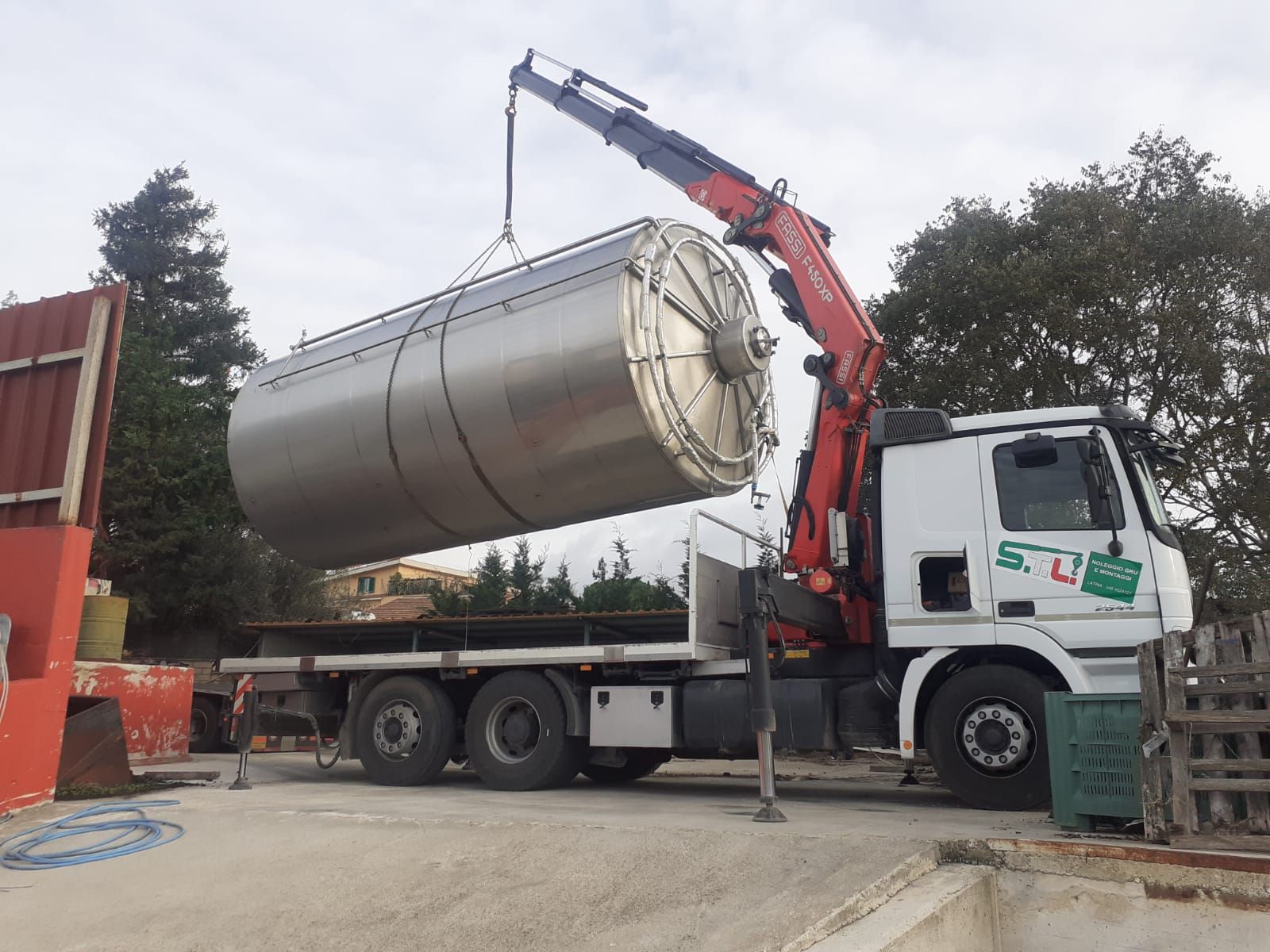 Sollevamento macchinari