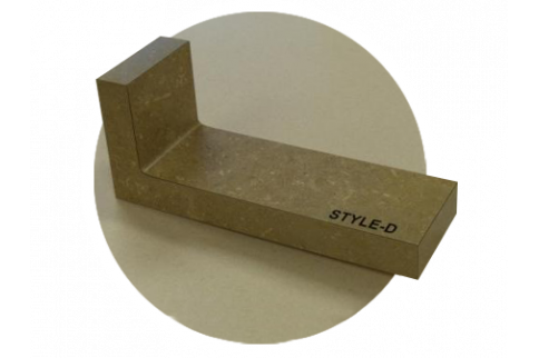 A piece of wood that says style-d on it