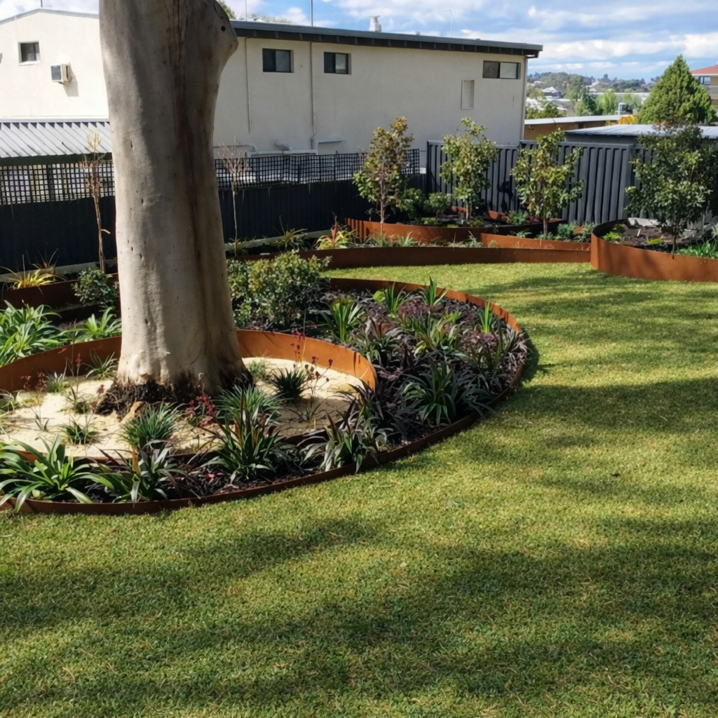 Lush Green Backyard Garden with Vibrant Plants — Bonville Landscape Centre in Bonville, NSW
