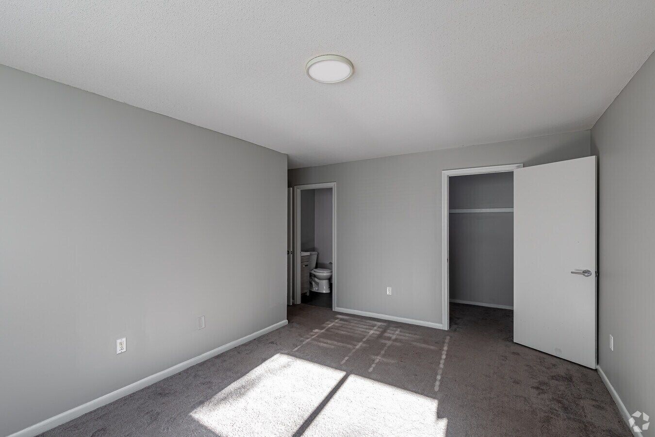 Bedroom in a two-bedroom Avon Woods apartment