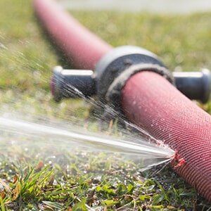 Leaking water from water hose — residential plumbing in Stuart, FL