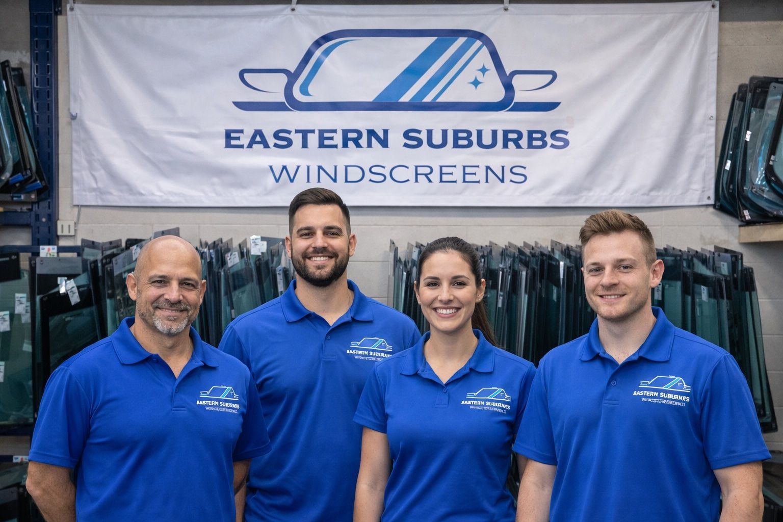 windscreen under sunshine