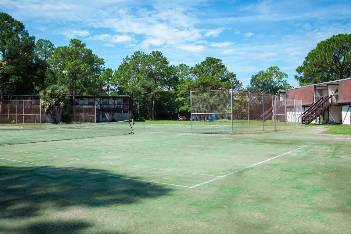 Photo gallery showing exterior tennis courts
