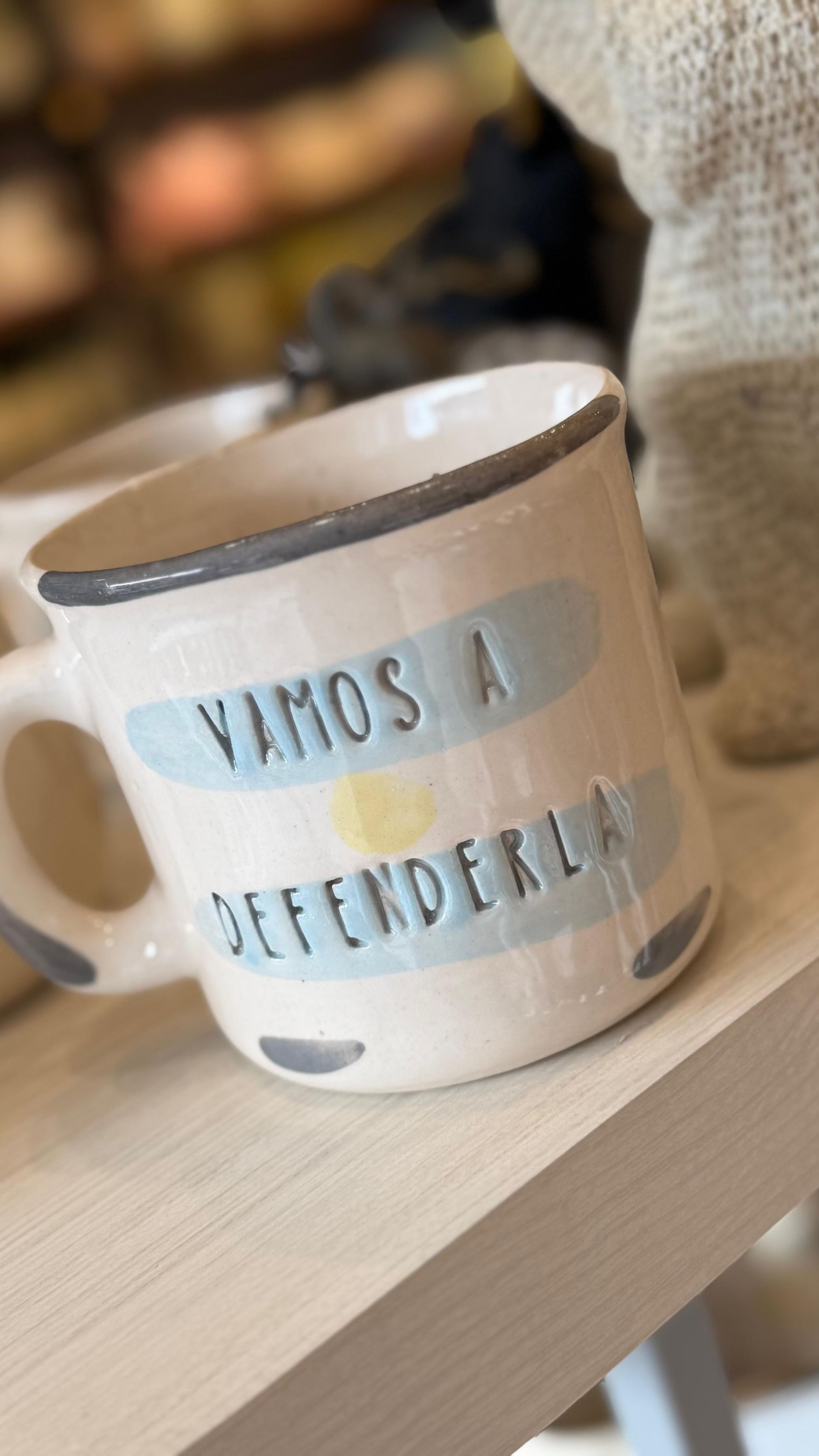 Jarro con frases