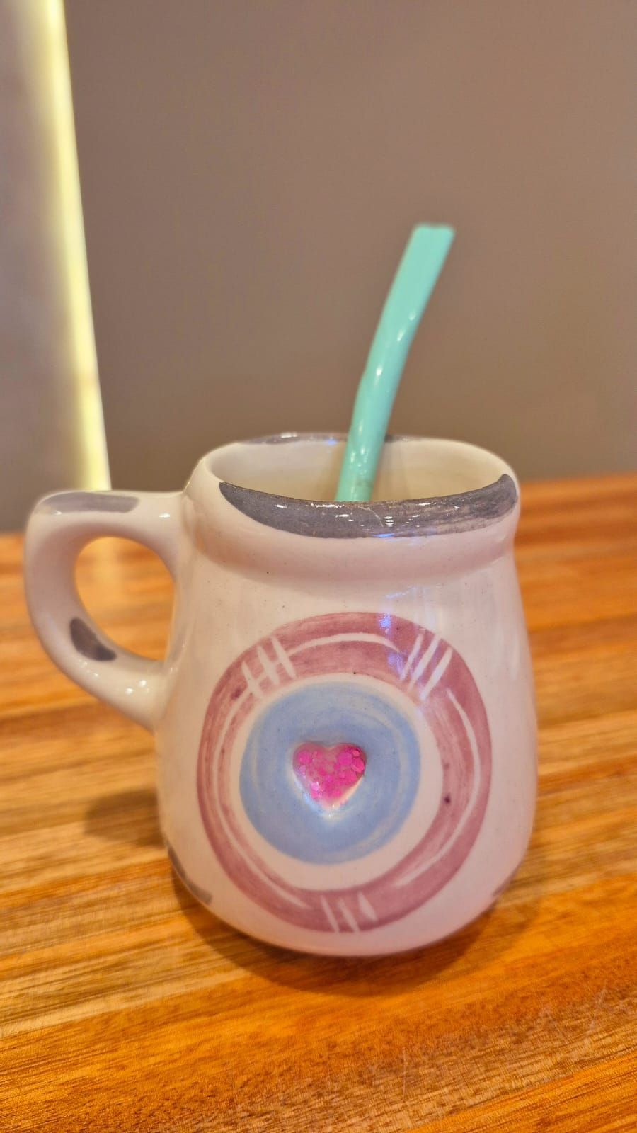 Mate Corazón rosa