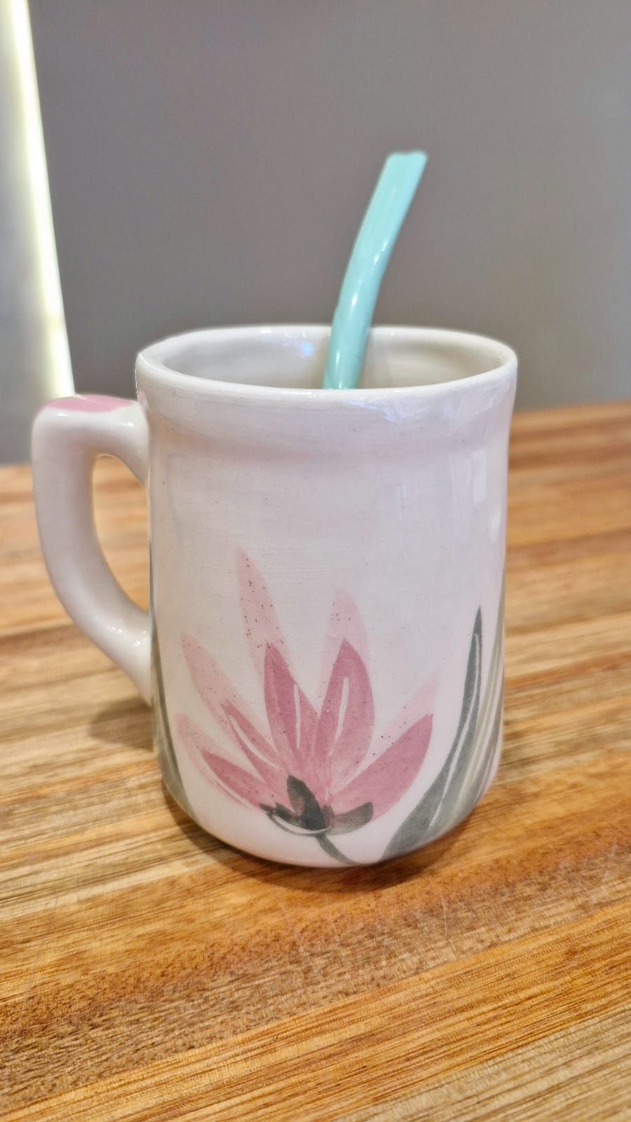 Mate con asa Flor