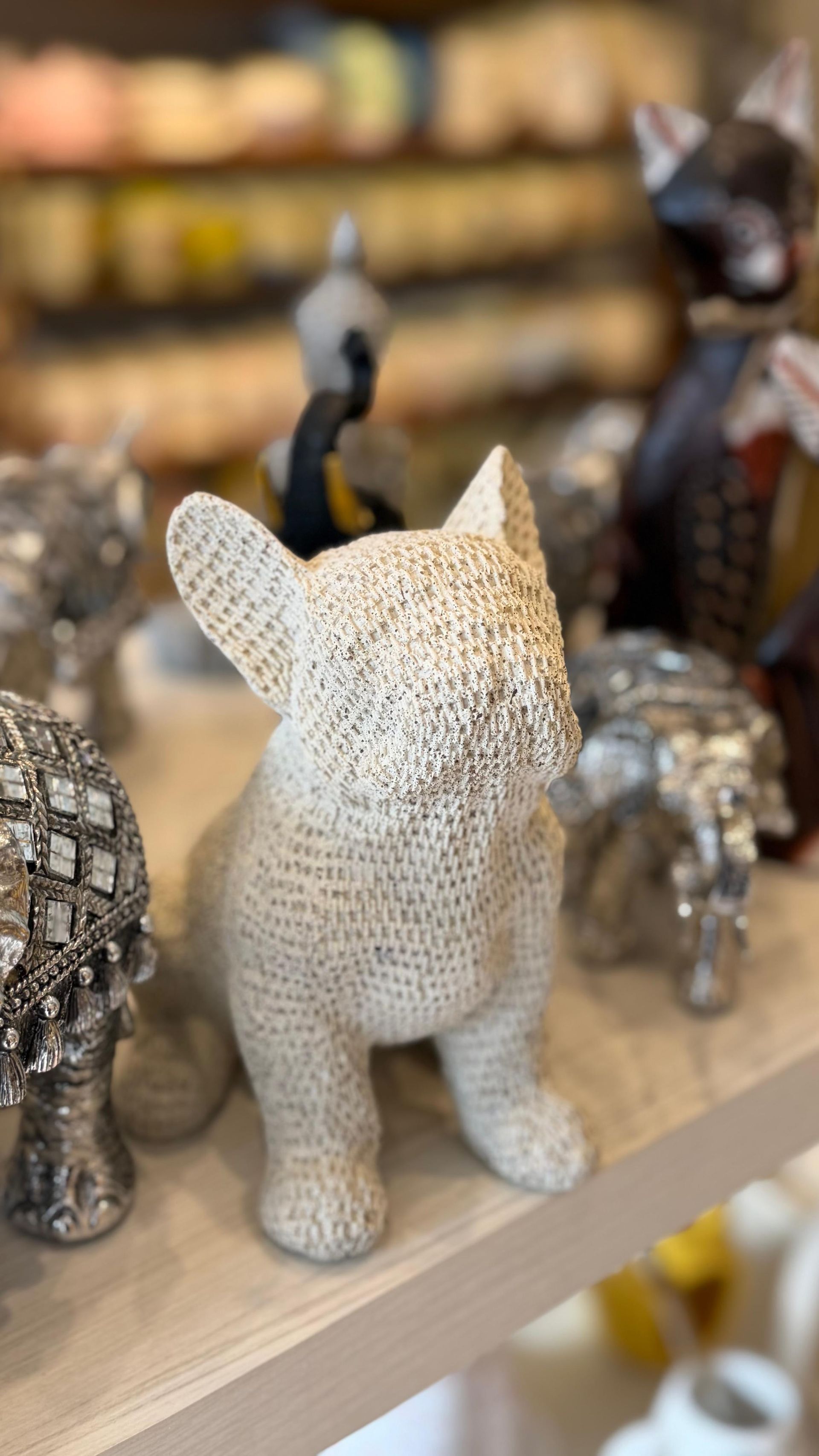 Figura deco perro Bulldog Frances