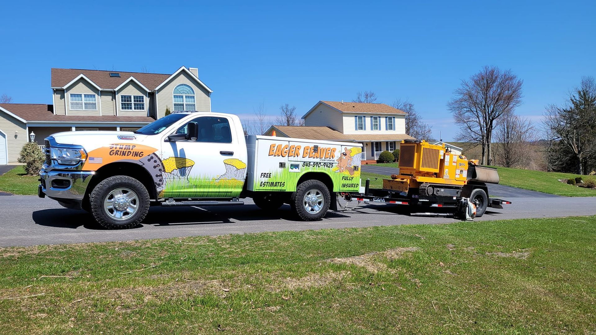 Eager Beaver Stump Grinding equipments