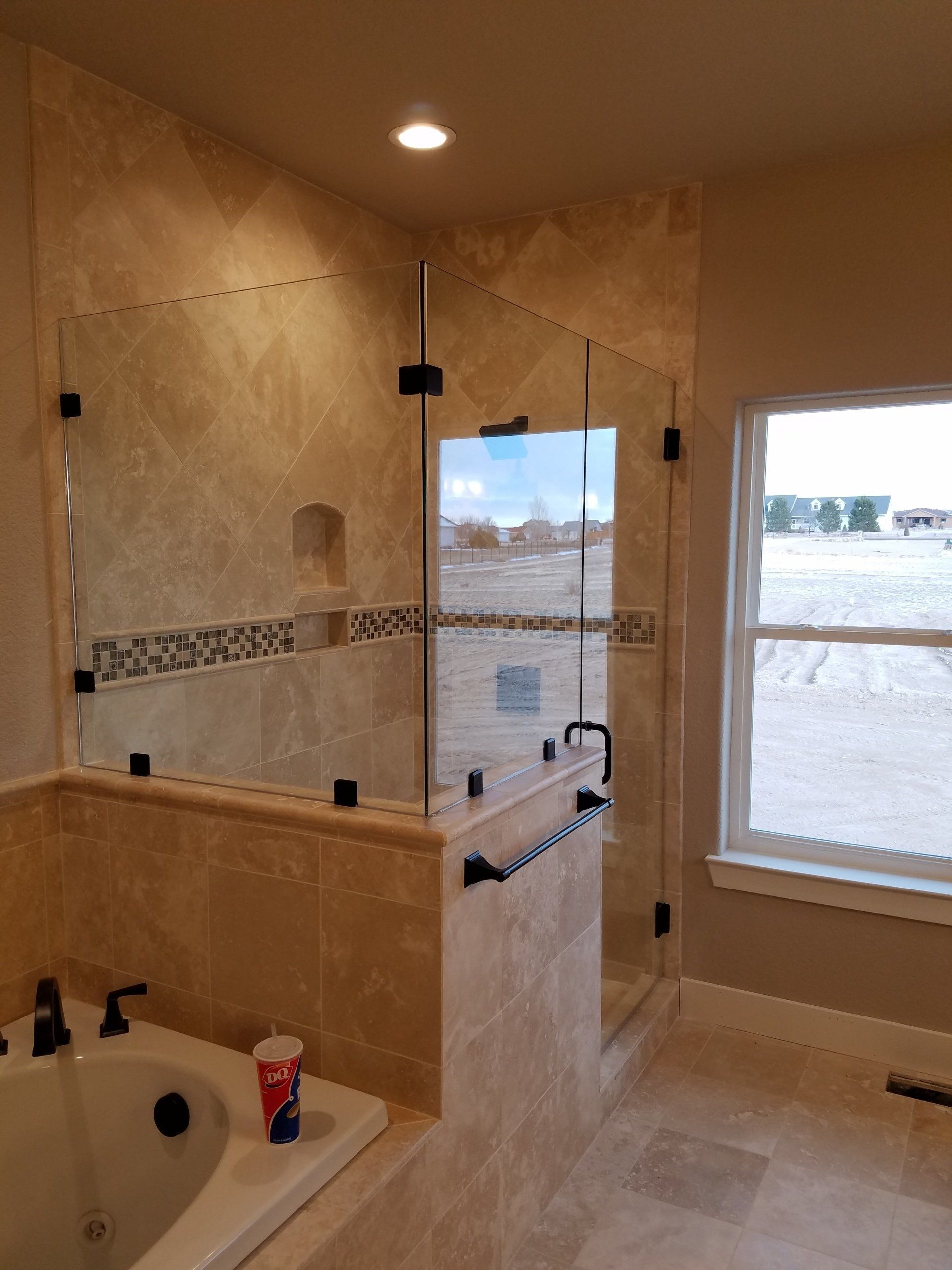 Frameless Glass Door — Pueblo, Co — Mountain West Glass Inc.