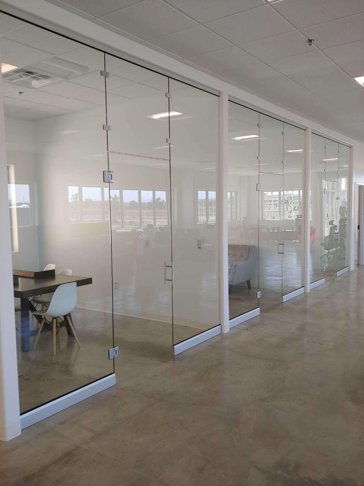 Glass Room Partition — Pueblo, Co — Mountain West Glass Inc.