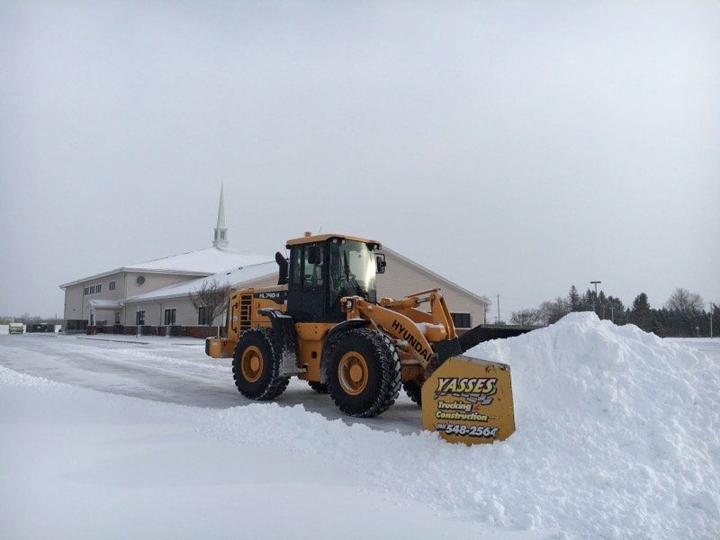 Excavating contractor providing snow removal in Batavia, NY