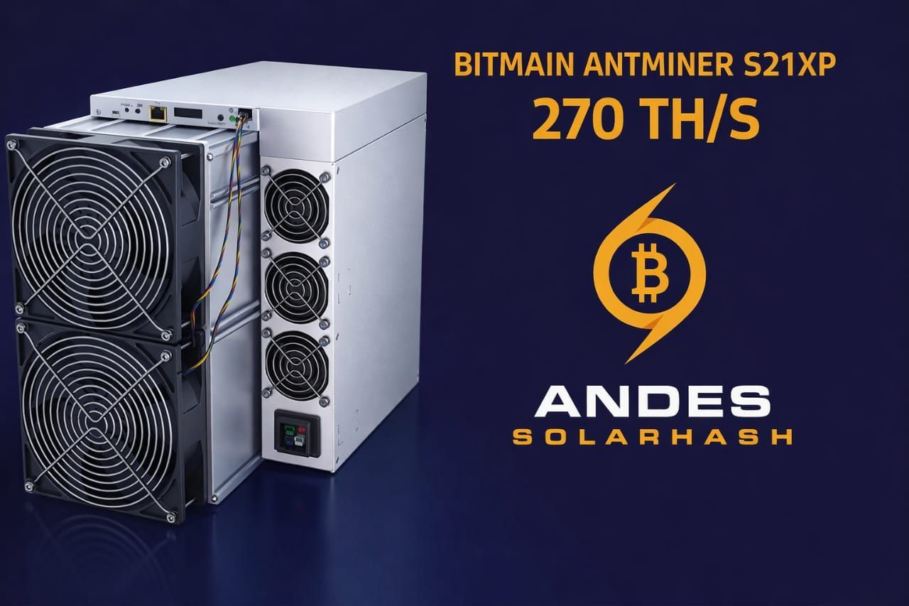 Entrega a cliente en Chile, Minero Bitmain Antminer S21 XP, 270 Th/s, 3.645W
