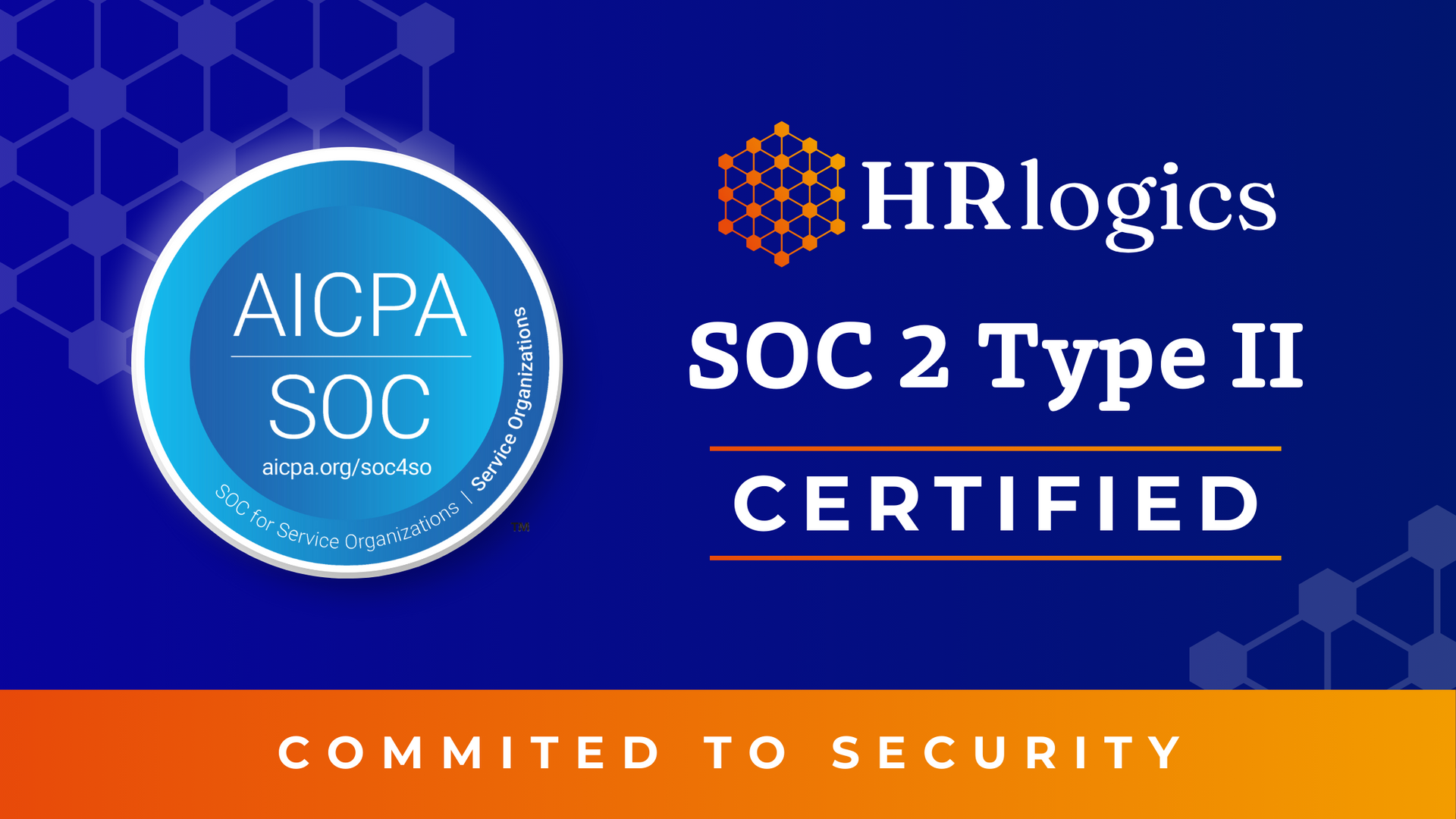 HRlogics Achieves SOC 2 Type II Certification