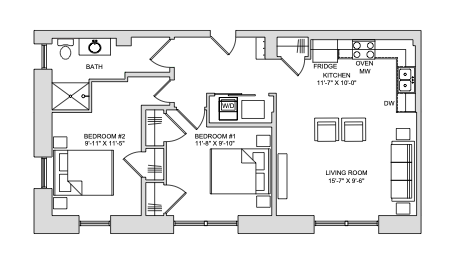 Garden View Floor Plan 3