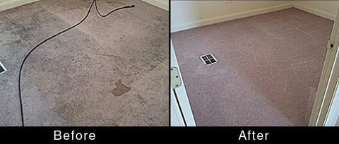 Carpet Water Damage — Before and After Water Carpet Damage in Hattiesburg, MS
