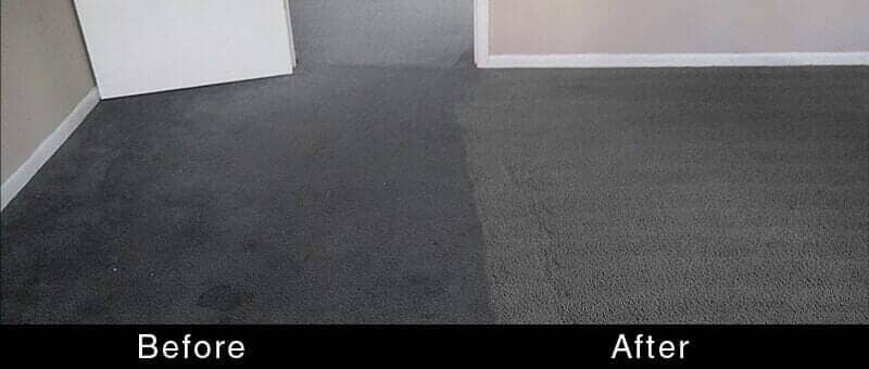 Upholstery Cleaning — Before and After Gray Carpet in Hattiesburg, MS