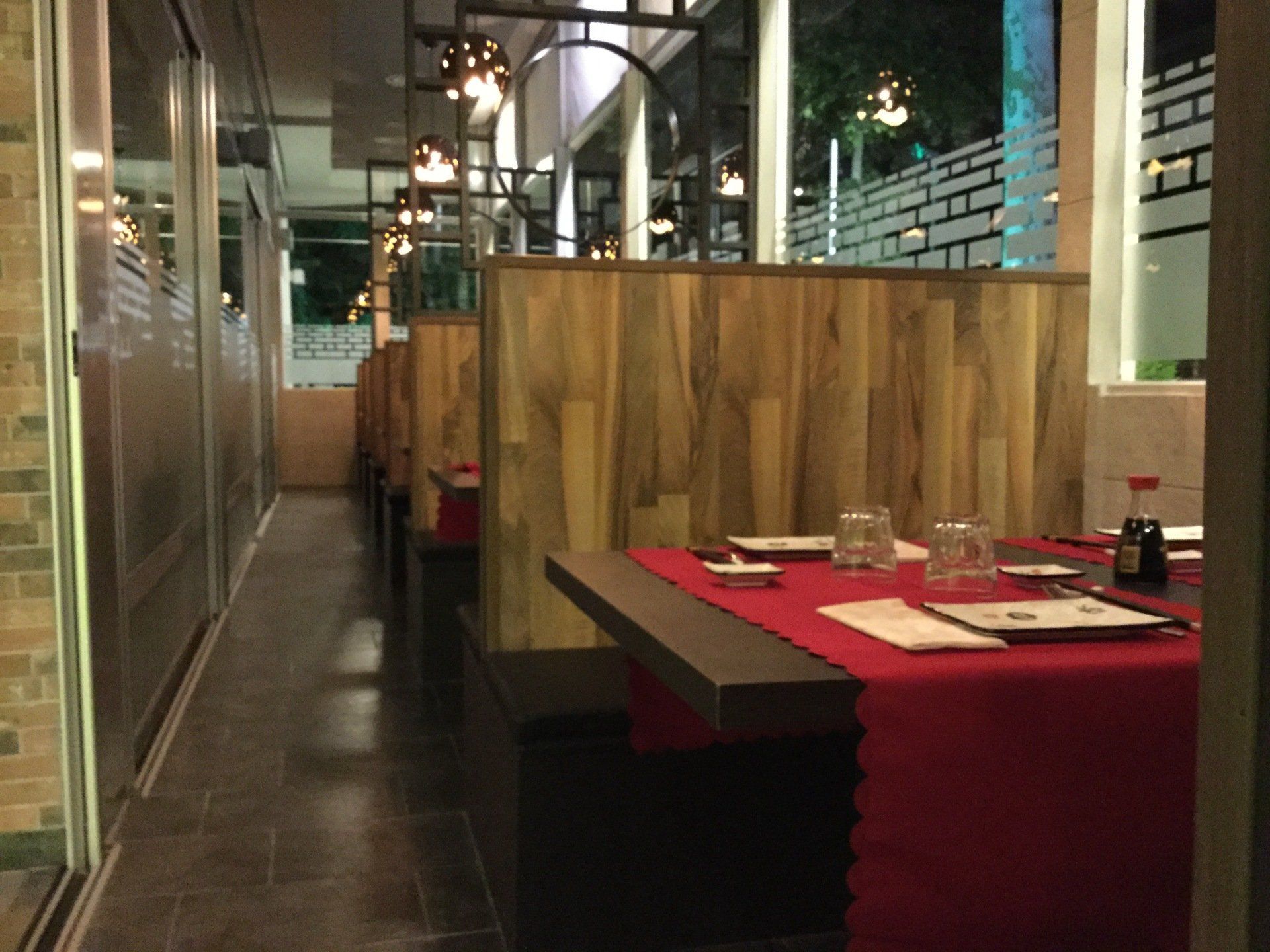 Tavoli di un ristorante