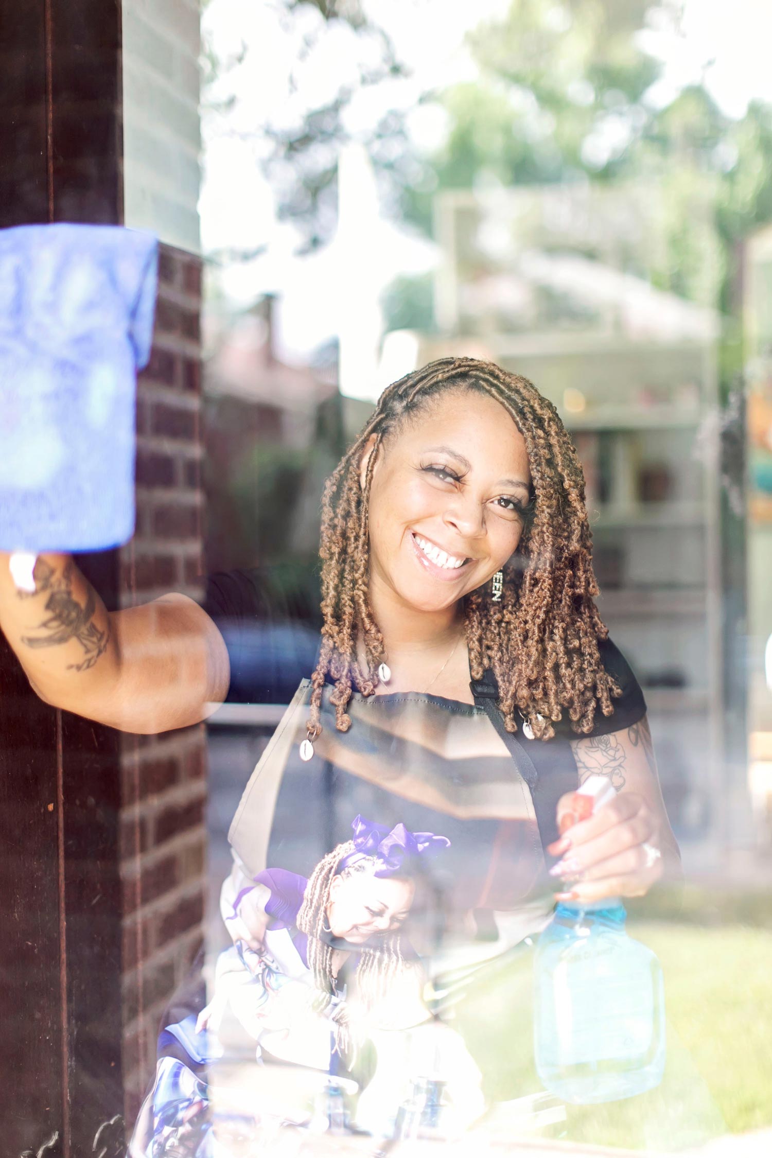 Wiping Window — St. Louis, MO — Cleaning With Love, LLC