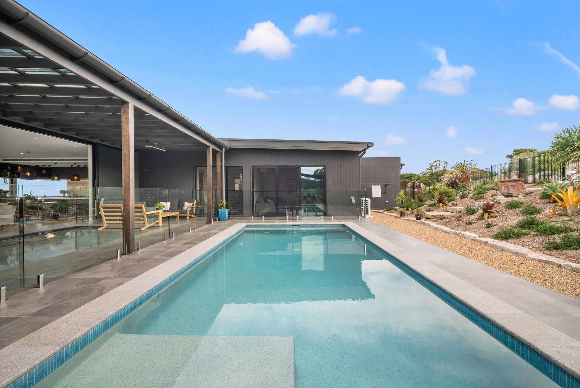 outdoor swimming pool on deck - Coastal Pools Coolangatta