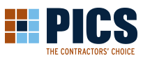 A logo for epics the contractors choice