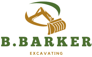 B Barker Excavating logo