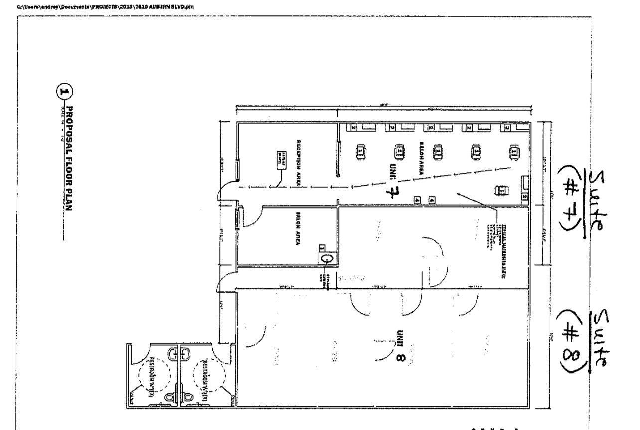 1000-1250 SF of Medical / Proffecional space for lease in Citrus Heights