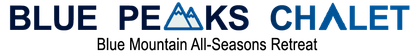 Blue peaks chalet blue mountain all seasons retreat logo