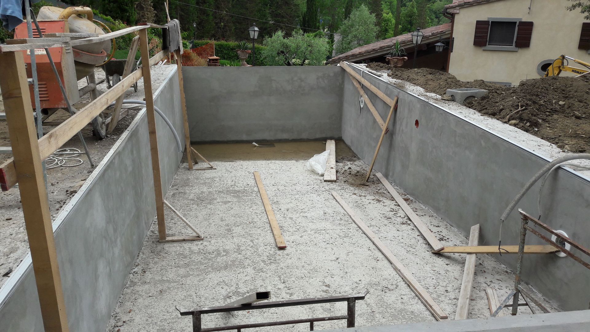 realizzazione piscina interrata