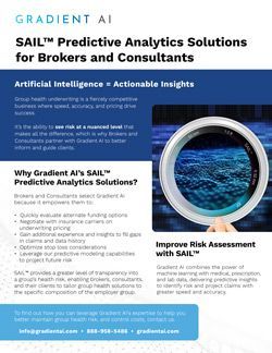 SAIL Predictive Analytics Solutions for Brokers and Consultants