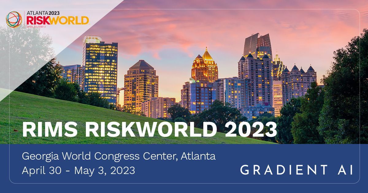 Join Gradient AI at RIMS RISKWORLD 2023